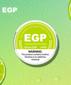 Buy EGP Nicotine Pouches – Citrus Chill (14mg)  Online