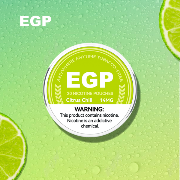 Buy EGP Nicotine Pouches – Citrus Chill (14mg)  Online