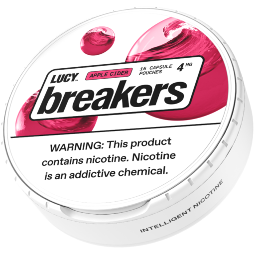 Buy LUCY Breakers Apple Cider 4mg Nicotine Pouches Online