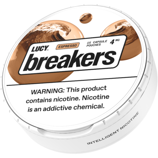 Buy LUCY Breakers Espresso 4mg Nicotine Pouches Online